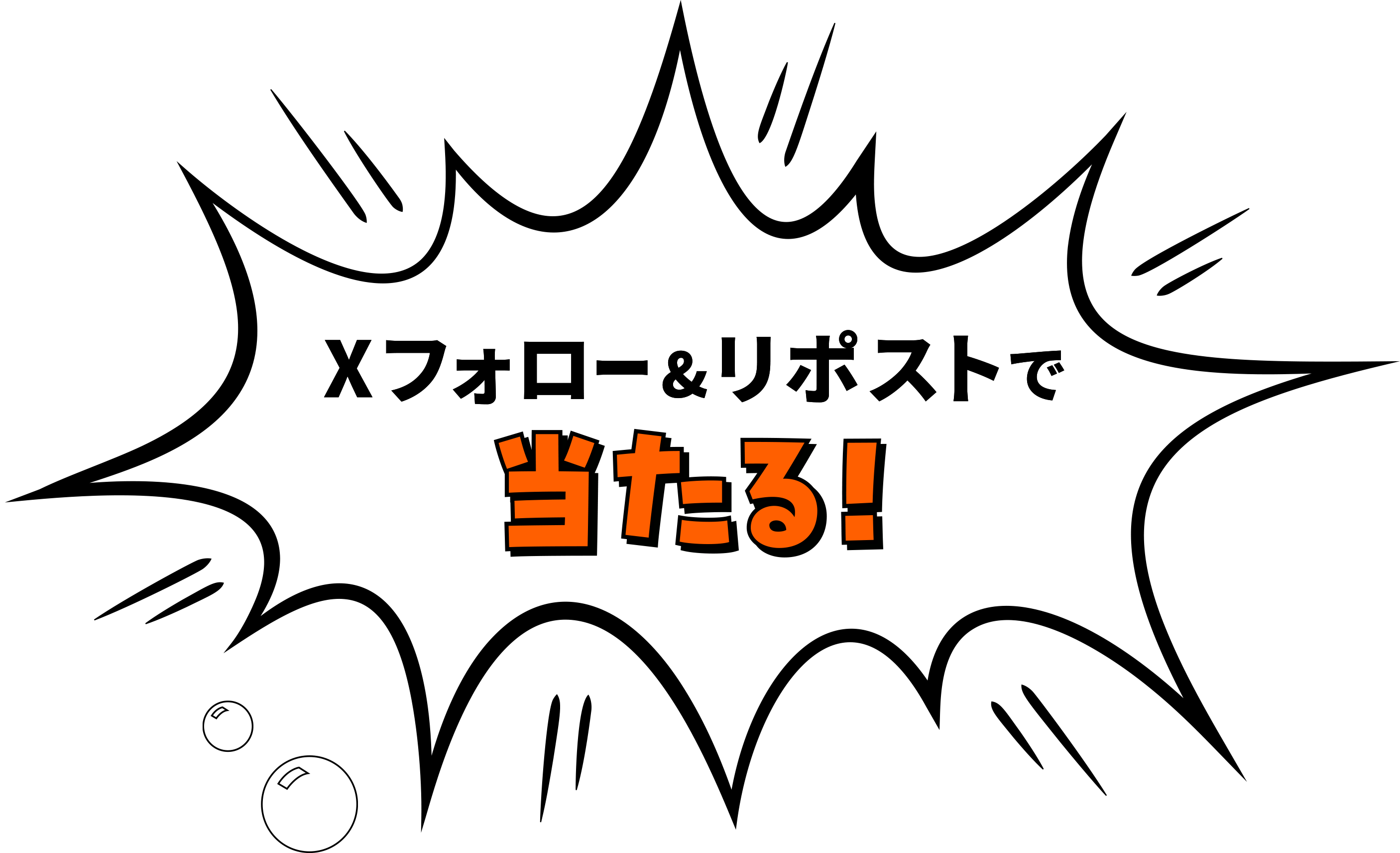 Xフォロー&リポストで当たる！